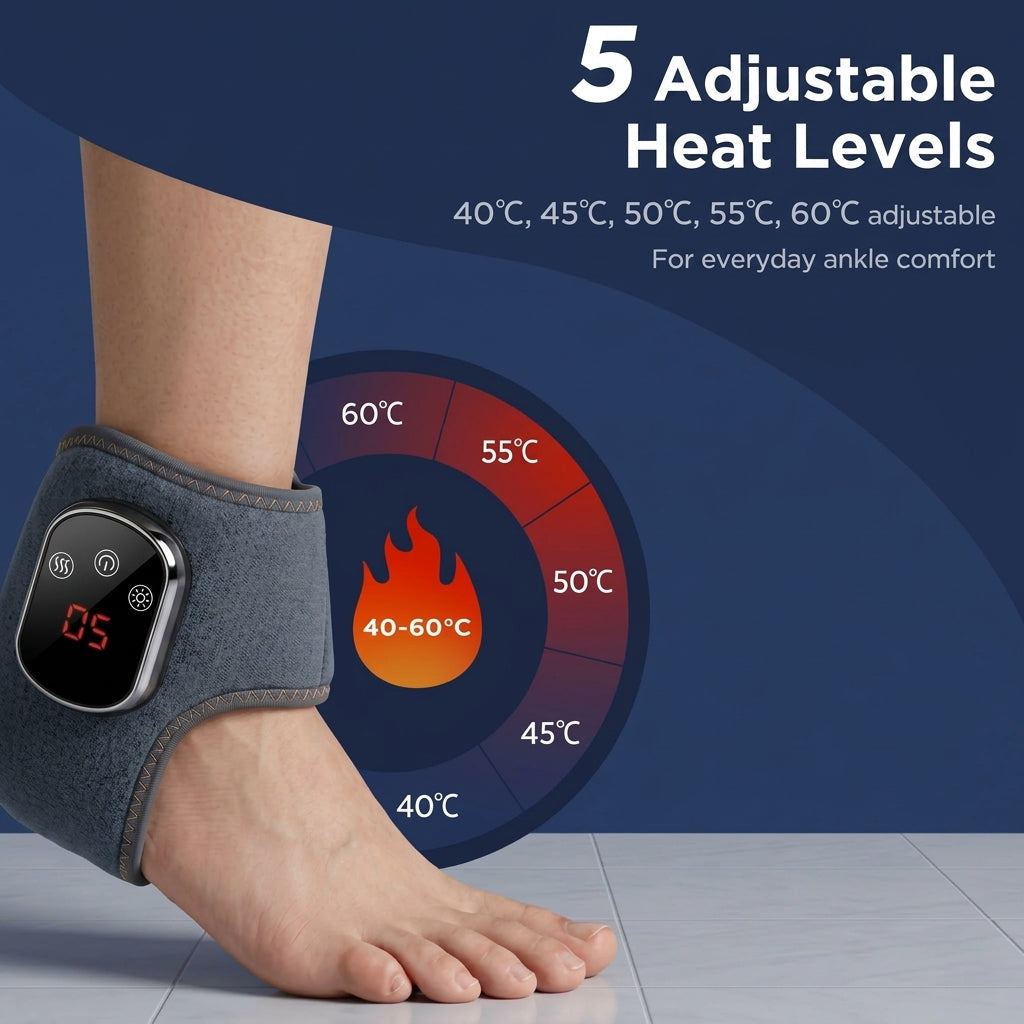 Heating Foot Massager in a relaxed living room setting
