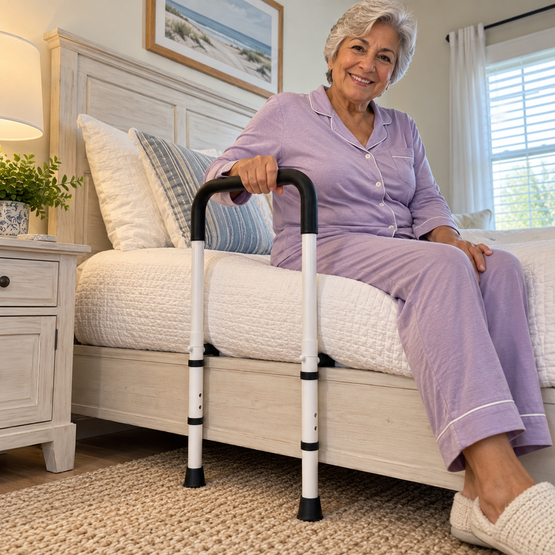 Adjustable Height  Hand Bed Rail