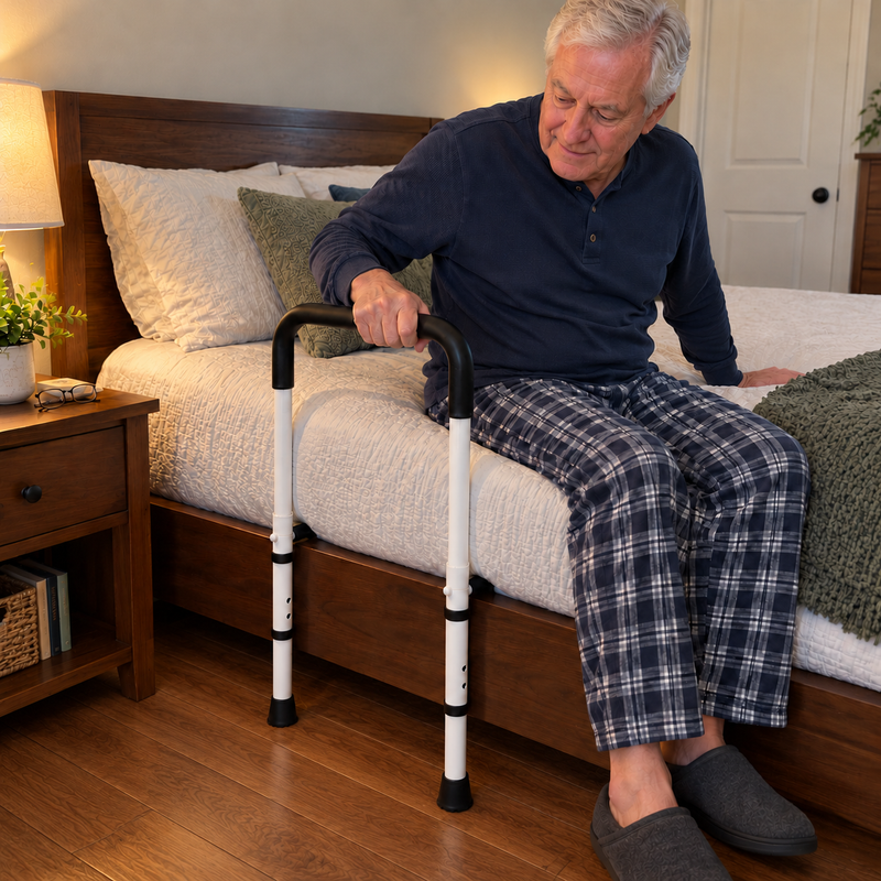 Adjustable Height  Hand Bed Rail