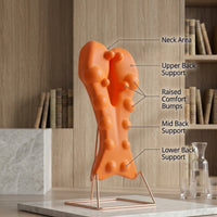 Nodal back stretcher displayed in a relaxed home setting