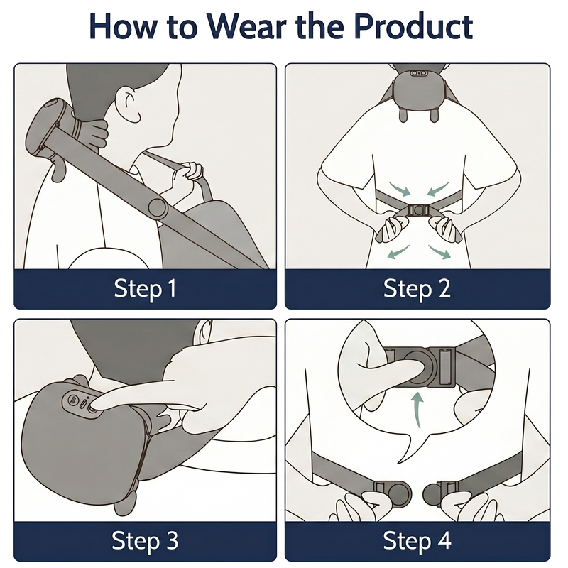 Soothing Knead Bionic Massager demonstrated for body relaxation