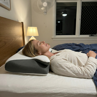 Butterfly Deep Support Pillow showing its contoured ergonomic shape