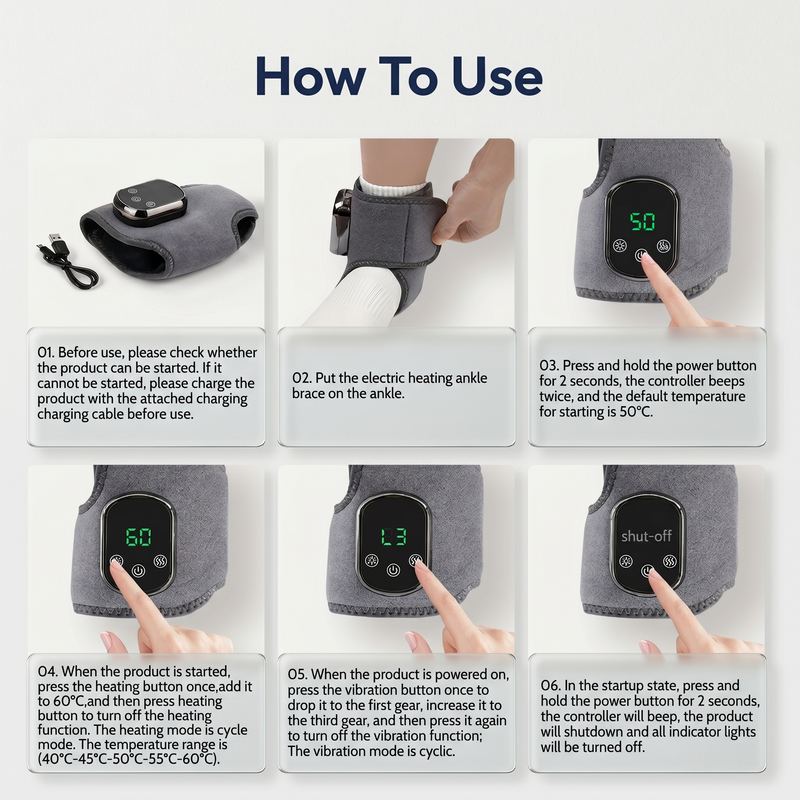 Heated foot massager product view from an alternate angle