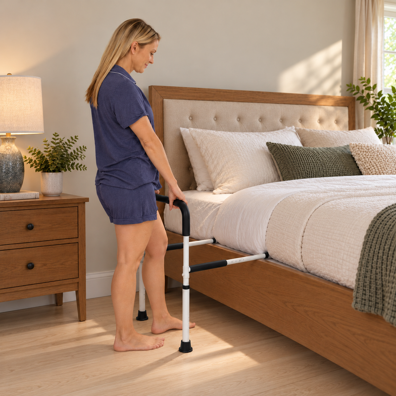 Adjustable Height  Hand Bed Rail